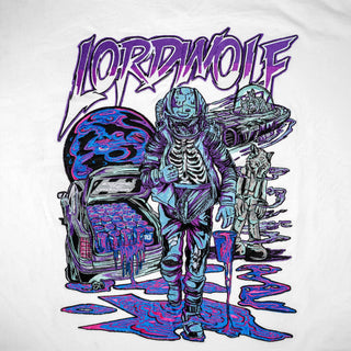 Lord Wolf Space City Embroidered Tee - White Space City Embroidered Tee - White