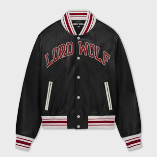 Lord Wolf Wolf Bomber Genuine Leather Jacket Wolf Bomber Genuine Leather Jacket