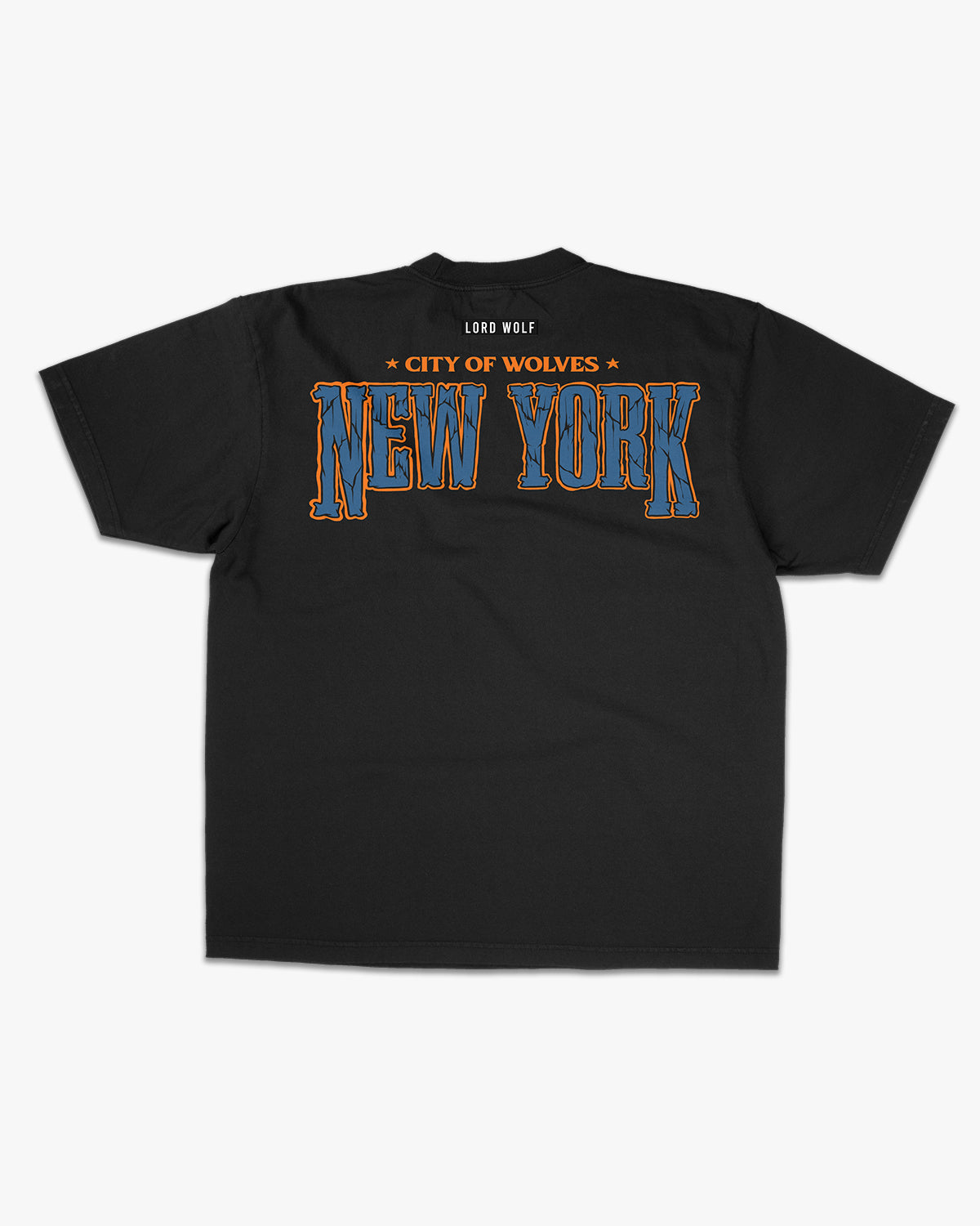 NY City of Wolves Tee - Black