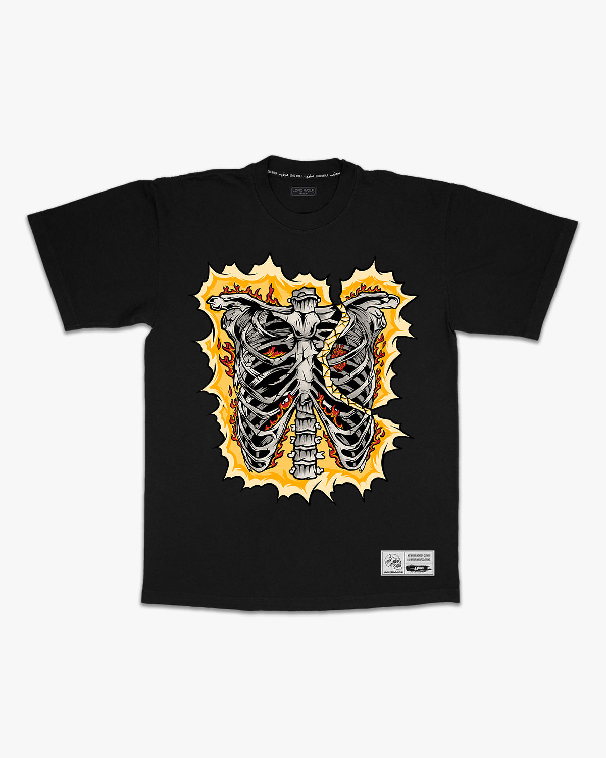 Rib Cage Tee - Black