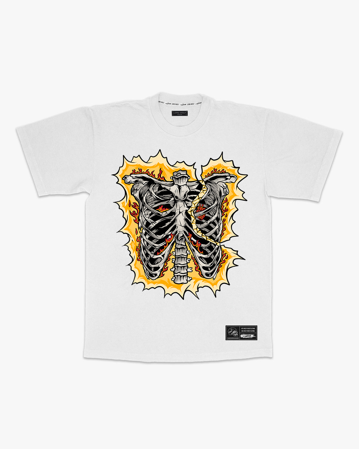 Rib Cage Tee - White